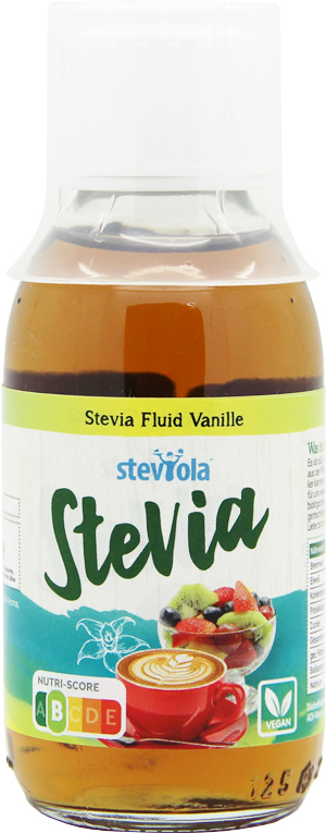 3 mal Steviola Fluid Vanille 1:1 125ml 